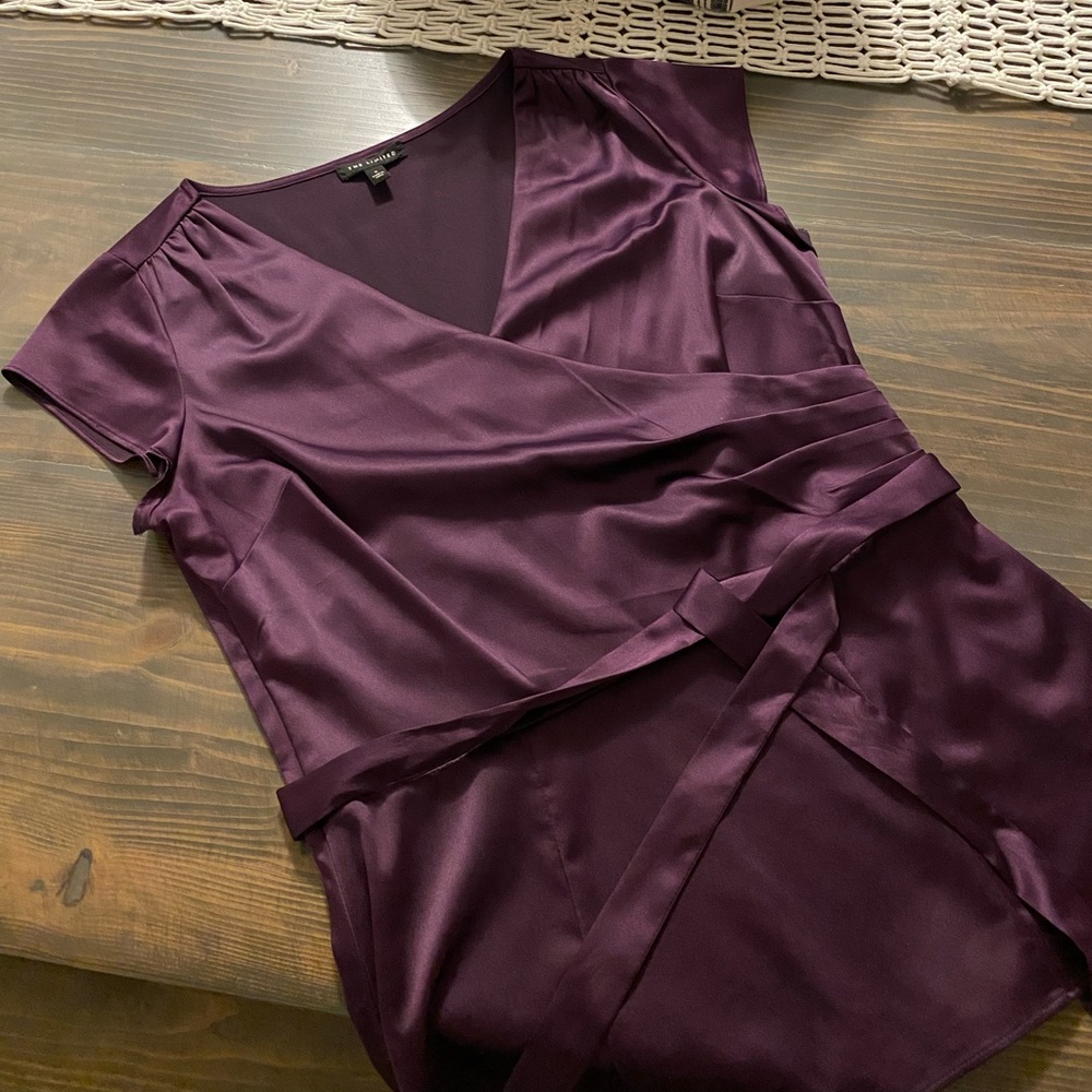 The Limited Gorgeous Purple Dress Blouse. Size Small. Perfect for the holidays!
